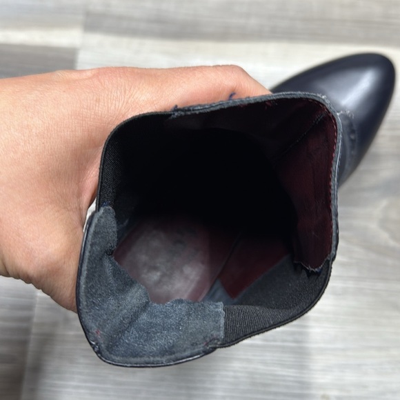 Toran Black Leather Women's Ankle Boots size 39 EURO made in Italy - Picture 7 of 9